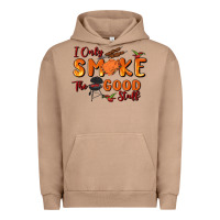 Pigment Burro i only smoke the good stuff Urban Hoodie - MaliasSmallBusiness