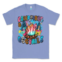 Colony Blue campfires and coctails Classic Tee - Zillion Design Studio