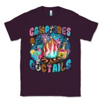 Plum campfires and coctails Classic Tee - Zillion Design Studio