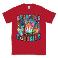 Red campfires and coctails Classic Tee - Zillion Design Studio