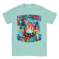 Seafoam campfires and coctails Classic Tee - Zillion Design Studio