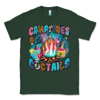 Sports Green campfires and coctails Classic Tee - Zillion Design Studio