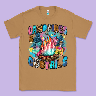 Classic Tee campfires and coctails