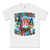 White campfires and coctails Classic Tee - Zillion Design Studio