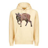 Pina Colada Red Brocket Buck Deer Premium Hoodie - LillyAllenDesigns