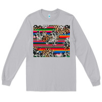 Moon Dust cowhide leopard serape Long Sleeve Tee - RanaPortraitStore
