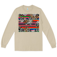 Mushroom cowhide leopard serape Long Sleeve Tee - RanaPortraitStore