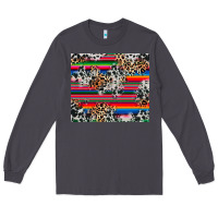 Smoke cowhide leopard serape Long Sleeve Tee - RanaPortraitStore