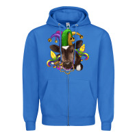 True Royal mardi gras baby cow Zipper Hoodie - RanaPortraitStore