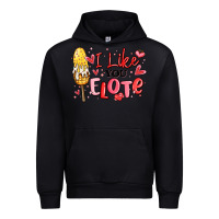 Black i like you elote mexican valentines day Urban Hoodie - MaliasSmallBusiness