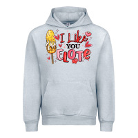 Heather Grey i like you elote mexican valentines day Urban Hoodie - MaliasSmallBusiness