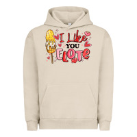 Pigment French Oak i like you elote mexican valentines day Urban Hoodie - MaliasSmallBusiness