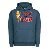 Pigment Midnight Navy i like you elote mexican valentines day Urban Hoodie - MaliasSmallBusiness