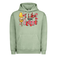 Pigment Oil Green i like you elote mexican valentines day Urban Hoodie - MaliasSmallBusiness