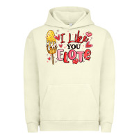 Pigment Pistachio i like you elote mexican valentines day Urban Hoodie - MaliasSmallBusiness