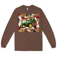 Chestnut christmas farm tractor Long Sleeve Tee - RanaPortraitStore