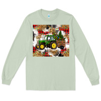 Matcha christmas farm tractor Long Sleeve Tee - RanaPortraitStore