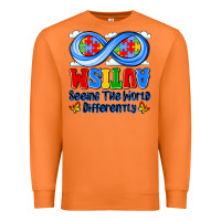 Carrot autism infinity seeing the world differently Premium Sweatshirt - JahusDesignShop
