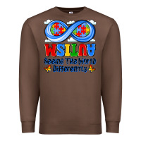 Chestnut autism infinity seeing the world differently Premium Sweatshirt - JahusDesignShop