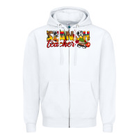 White spanish teacher Zipper Hoodie - texasbilliewilder