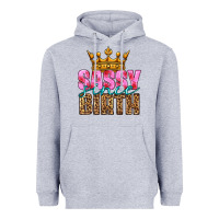 Heather Grey sassy since birth Heavyweight Hoodie - HRA Design Shop