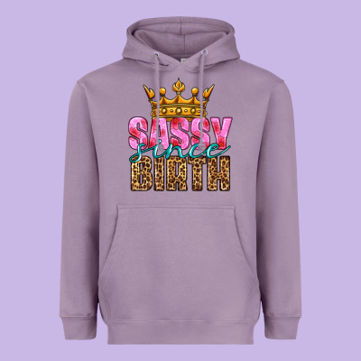 Sassy Since Birth Heavyweight Hoodie Designed By Hra Design Shop
