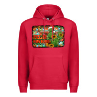 Cardinal feliz navidad merry christmas cactus Premium Hoodie - Jasminsmagicworld