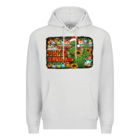 Dove Grey feliz navidad merry christmas cactus Premium Hoodie - Jasminsmagicworld