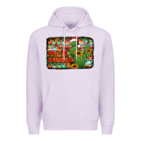 Lilac feliz navidad merry christmas cactus Premium Hoodie - Jasminsmagicworld