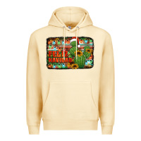 Pina Colada feliz navidad merry christmas cactus Premium Hoodie - Jasminsmagicworld
