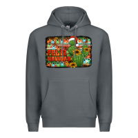 Rock feliz navidad merry christmas cactus Premium Hoodie - Jasminsmagicworld