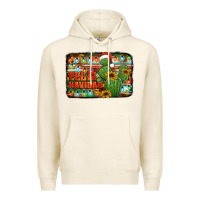 Tofu feliz navidad merry christmas cactus Premium Hoodie - Jasminsmagicworld