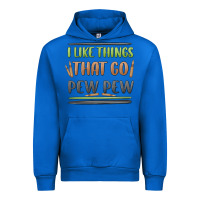 Cobalt i like things that go pew pew Urban Hoodie - MaliasSmallBusiness