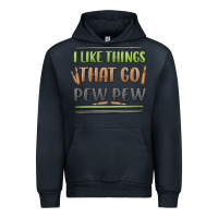 Navy i like things that go pew pew Urban Hoodie - MaliasSmallBusiness