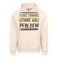 Sandshell i like things that go pew pew Urban Hoodie - MaliasSmallBusiness