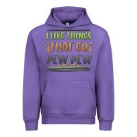 Tulip i like things that go pew pew Urban Hoodie - MaliasSmallBusiness