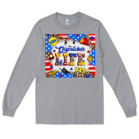 Heather Grey dispatcher life Long Sleeve Tee - RanaPortraitStore
