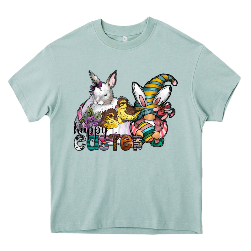Happy Easter Heavy Core Tee by CowhideDigitalArt | Teevron