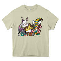 Mossy Happy Easter Heavy Core Tee - CowhideDigitalArt