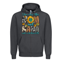 Smoke i have two titles mom and nana and i rock them bot Zipper Hoodie - Zillion Design Studio