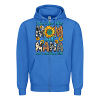 True Royal i have two titles mom and nana and i rock them bot Zipper Hoodie - Zillion Design Studio