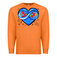 Carrot infinity heart autism awareness Premium Sweatshirt - JahusDesignShop
