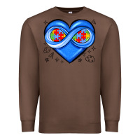 Chestnut infinity heart autism awareness Premium Sweatshirt - JahusDesignShop