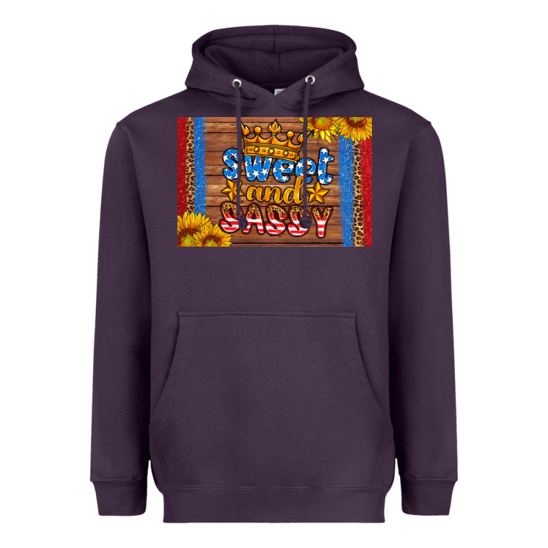 Usa Sweet And Sassy Skinny Metal Can Holder Heavyweight Hoodie by HRA Design Shop | Teevron