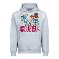 Heather Grey cheer Urban Hoodie - MaliasSmallBusiness