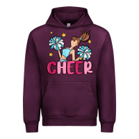 Mauve Wine cheer Urban Hoodie - MaliasSmallBusiness