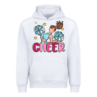 White cheer Urban Hoodie - MaliasSmallBusiness