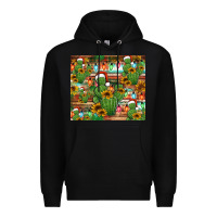 Black feliz navidad merry christmas cactus tumbler Premium Hoodie - Jasminsmagicworld