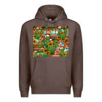Coffee feliz navidad merry christmas cactus tumbler Premium Hoodie - Jasminsmagicworld