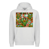 Dove Grey feliz navidad merry christmas cactus tumbler Premium Hoodie - Jasminsmagicworld
